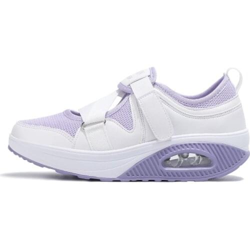 Summer Mesh Breathable Ladies Casual Shoes Platform Shoes Air Cushion Shock Absorption Womens Shoes Fashion Sneakers Loafers