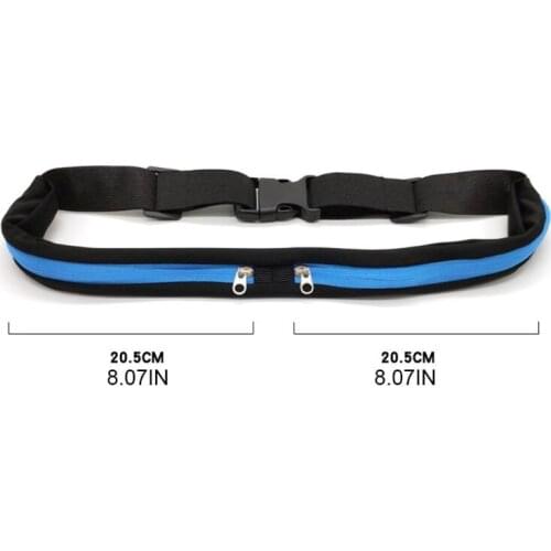 Ultra-thin Invisible Running Belt Bag Waterproof Waist Fanny Pack Sweatproof G32E