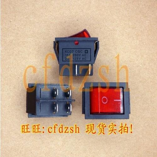KCD7-2x1 universal large 4 foot boat switch rocker switch KCD4-201 22x28mm