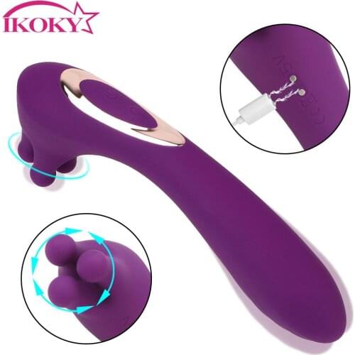 9 Speed G Spot Vaginal Clitoral Massager Erotic Toys 360° Rotating Head Sex Toys for Women Tentacle Massager Female Masturbator