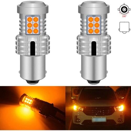 2x BA15S P21W 1156 Led Turn Singnal 1156A Led Canbus No Hyper Flash Bulb for Honda CRV Civic Accord Jazz City Hrv Cr-v 2007 2011