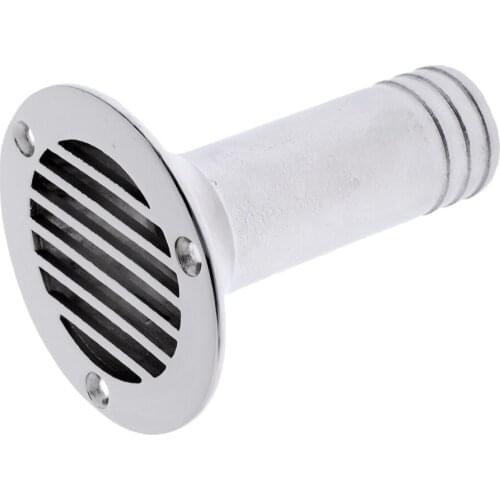 2xBoat/Marine Thru Hull Deck Drain Scupper 1-1/4" Heavy Duty Stainless Steel