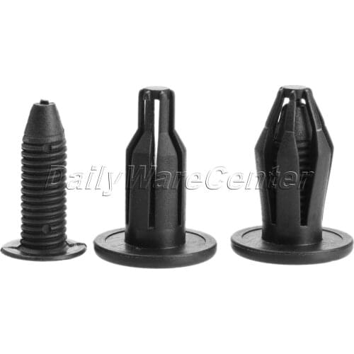 50Pcs Auto Fender Bumper Rivet Fasteners Car Plastic Clip Retainer Door Trim Panel Fender Clips 10mm Hole For Toyota Chery