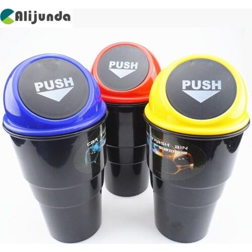 Alijunda Car Trash Can Garbage Dust For Volvo S40 S60 S80 XC60 XC90 V40 V60 C30 XC70 V70/Mini Cooper R50 R52 R53 R55 R56