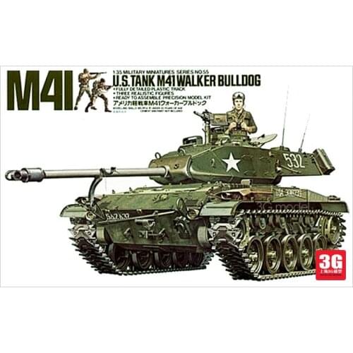 American M41 Fighting Dog Light Tank 1/35 Tamiya Assembly Model The Second World War Collection Plastic Building Painting Model