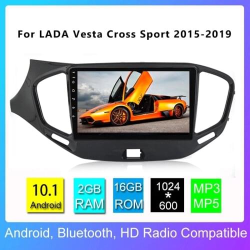 JOYINCAR 2 Din Car Radio Android 9.1 32GB ROM+2GB RAM For LADA Vesta 2015 -2019 WIFI Bluetooth GPS Navigation