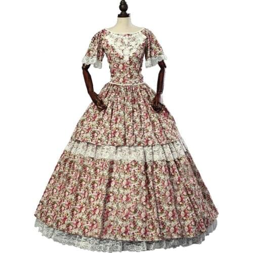 Rococo Baroque Marie Antoinette Ball Dresses 18th Century Renaissance Historical Period Dress Gown for Women Party Dress