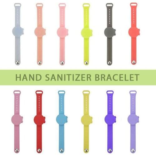 Disinfectant Silicone Bracelet Sanitizer Bracelet Pumps Disinfectant Sanitizer Dispenser Bracelet Wristband Hand Sanitizer