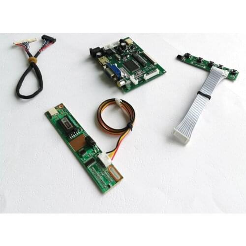 For B154EW04/B154EW08 30pins LVDS cable 1280*800 notebook PC LCD panel 1CCFL 15.4" 2AV VGA display controller board DIY kit