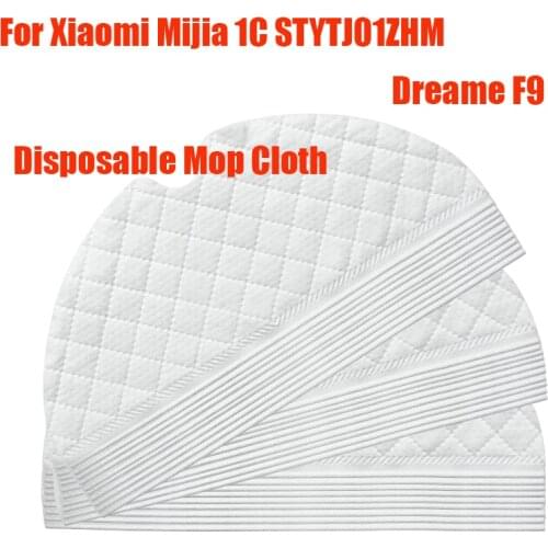 For XiaoMi Mijia 1C STYTJ01ZHM Dreame F9 Robot Vacuum Cleaner Disposable Mop Cloth Parts Rag Accessories