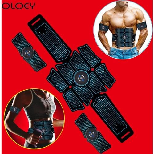 Electrostimulation Muscle Sculpting Recharge Wireless Muscle Stimulator Smart Fitness Abdominal Hip Trainer at Home Workouts