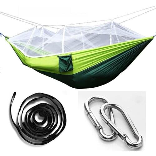 Hot Sale Parachute Fabric 2 Person Outdoor Air Tent With Anti Mosquito Net , CZD-001 2 Person Hanging Tent,Hammock Tent