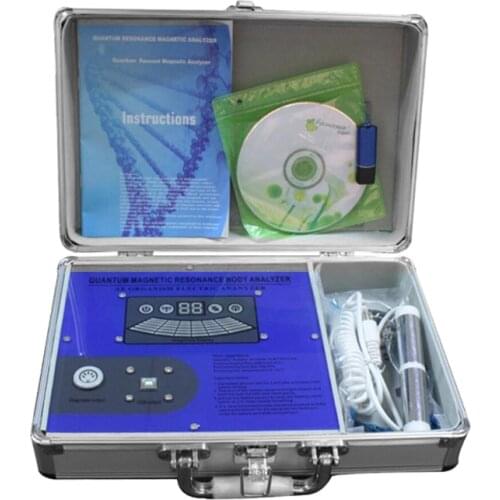 2021 blue mini quantum resonance magnetic analyzer for health analysis