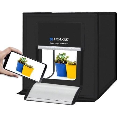 60*60cm 24 inch Mini Photo Lighting Studio box softbox High Bright LED Lights Tent Box+Backgrounds Studio Shooting Tent Box Kit