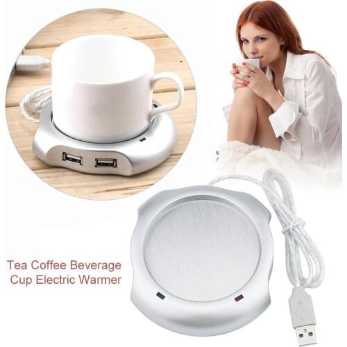 New USB 4 Ports Keep Warm Function Splitter Hub Coffee Cups Mug 50 Liquid Temperature For PC Beverage Cup Computer Accessories