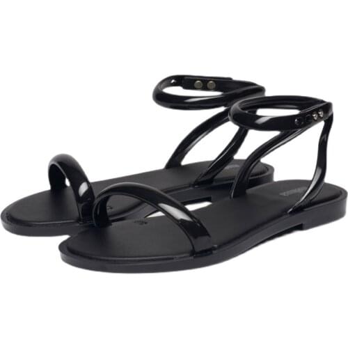 2021 New Melissa Women Jelly Casual Beach Sandals Women Jelly Flip Flop Adult Melissa Female Flat Sweet Summer Shoes