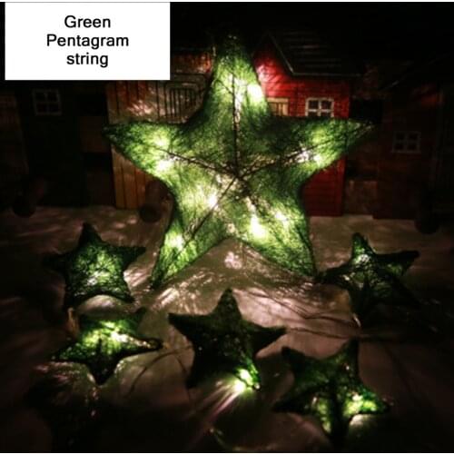 New Christmas BatteryLED String Lights Powered Star Shape LED Fairy Lights forBedroom Display Window Decoration Light