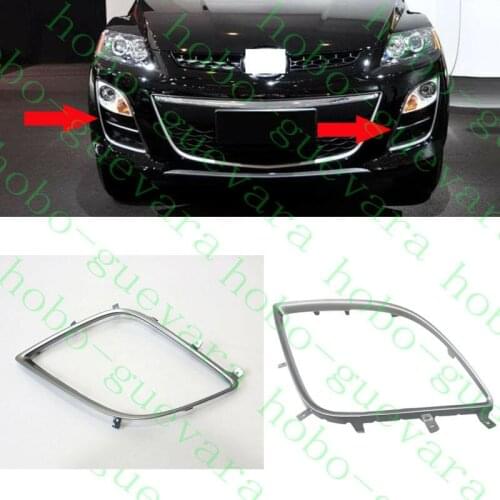 For Mazda CX-7 2009 2010 2011 Car LH&RH Front Bumper High quality Front Fog Lights Cover Trims 2pcs