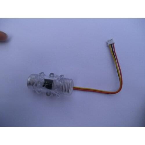 Water Flow Meter Flowmeter Hall Flow Sensor indicator counter caudalimetro Transparent G1/2 0.5-25L/min 1.2MPa F=6*Q Flow sensor