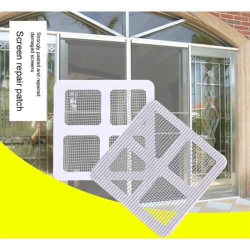 Anti Mosquito Fly Bug Insect Repair Screen Wall Patch Stickers Mesh Window Door Screen 3pcs Fix Net Adhesive Window Screens