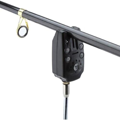 1 Piece Carp Fishing Bite Alarm with Volume Tone Sensitivity Control LED Indicator