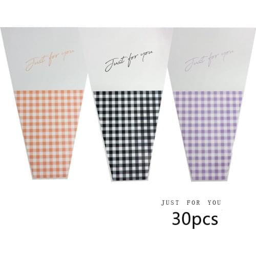 30pcs Roses Flower bags florist bouquets floral flowers packaging materials thick rose bags Gift supply