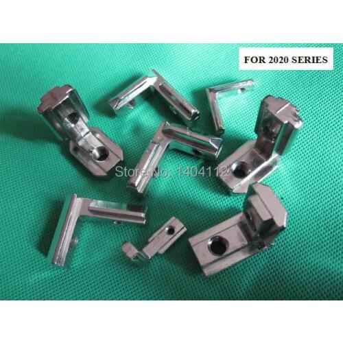 6mm T Slot L Shape Type Aluminum Profile Accessories Interior Corner Connector Joint Bracket for 2020 SERIES