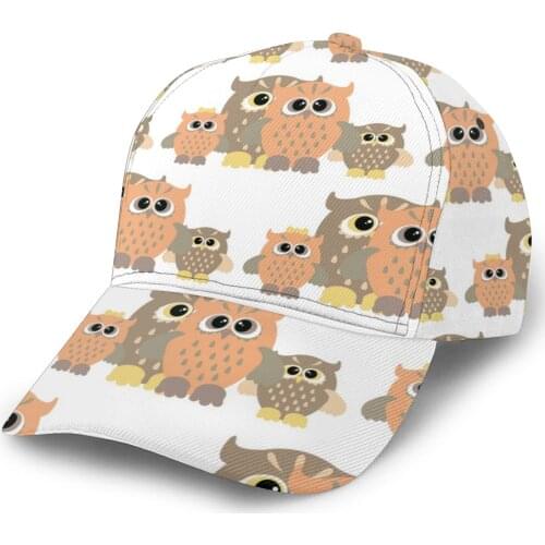 CINESSD Cute Owl Bird Baseball Cap Fashion Men Hat Cap Summer Dad Hat Male Sports Hat