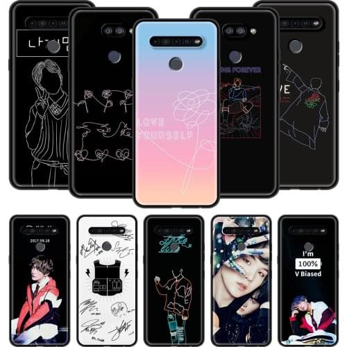 For LG K41s K61 K40s K40 K50 K50s G6 G7 G8 K31 K42 K52 K62 K71 Silicone Soft Phone Case Back Cover Rap RM JIMIN JIN