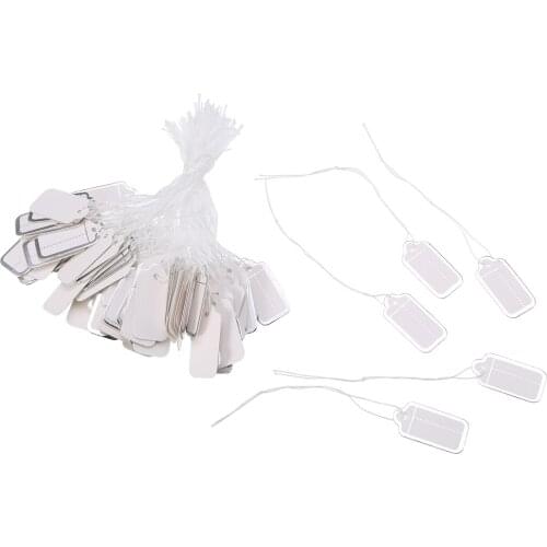 500pcs/lot 25x13mm Price Labels Hanging Carment Tags Paper Cloth Labels Clothing Jewelry Price Ticket Tag