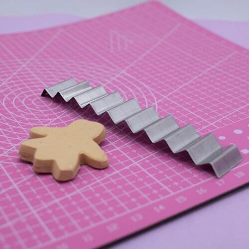 Polymer Clay Tools Lace Super Slicer Wave Cutter 304 Stainless Steel Flexible Clay Cutting Blade Set 3pcs