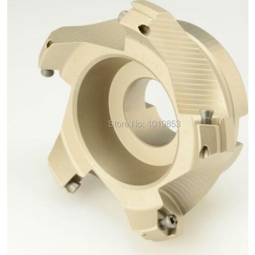 KM12-100-32-5T 45 degree chamfer indexable Shell mill face milling cutter for SEHT1204 carbide inserts