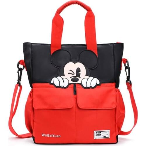 Cartoon Handbag Minnie Micky Women Bag Cute Large Capacity Female Shoudler Bag Kids Girl Boy Crossbody Bag Tote Bolsa Feminina