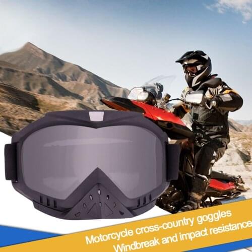Motorcycle Padding Goggles Anti-UV Dustproof Windproof Riding Glasses Adjustable Eyewear for Outdoor Sports Actives