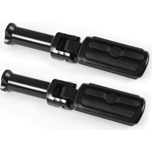 Passenger Footpegs with support mounting Kit fits for Harley Davidson Softail 2018 2019 2020 Deluxe Fat Boy Heritage Sport Glide