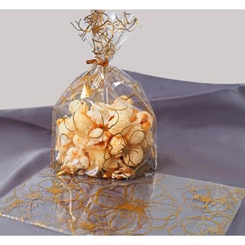 Santa Claus Christmas Tree Elk PVC Bags Transparent Clear Gift Bag For Christmas Gift Baking Candy Cookie Packaging Bags