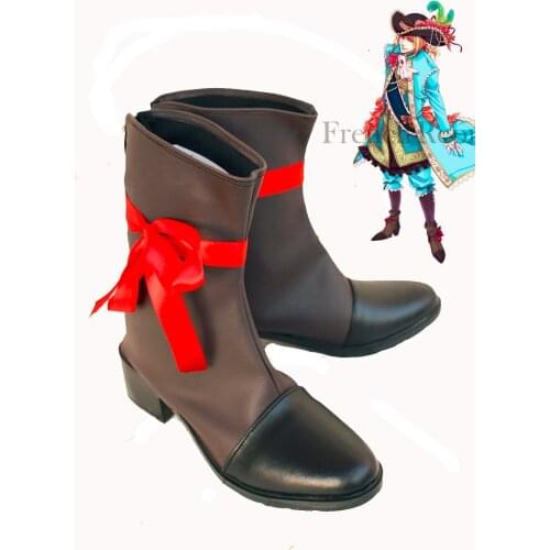 Custom made France Shoes boots from Axis Powers Hetalia Cosplay