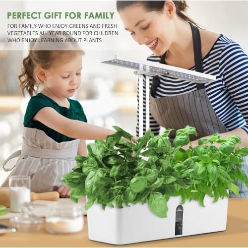Home Led With Kit For Garden Planter Kitchen Hydroponics Growing System Smart Herb Grow Germination System For Indoor Growing
