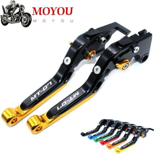 For YAMAHA MT-07 MT 07 FZ-07 FZ 07 MT07 FZ07 2014-2019 2018 2017 Motorcycle Accessories Folding Extendable Brake Clutch Levers