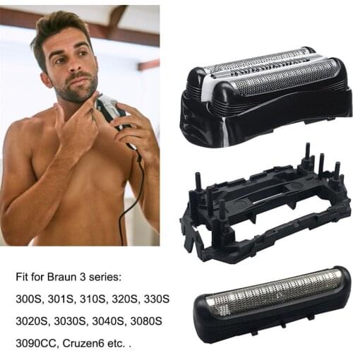 Shaver Replacement Head Razor Accessories Compatible with Models 3000s 3010s 3040s 3050cc 3070cc 3080s 3090cc for Braun Series 3