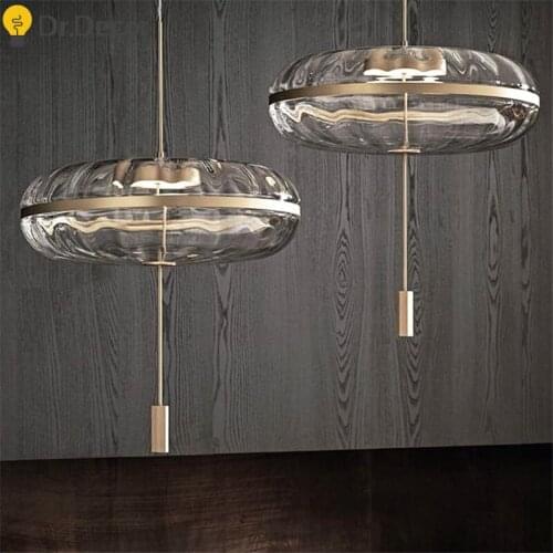 Modern LED Pendant Lights Lighting Nordic Glass Loft Pendant Lamp Restaurant Hotel Bedroom Living Room Decoration Hanging Lamp