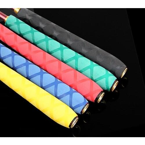28mm Non Slip Textured Heat Shrink Tubing Fishing Rod Handle Grips