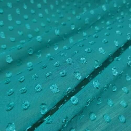 Dress Fabric Swissdot Chiffon Soft Light Material Breathable DIY Qualified