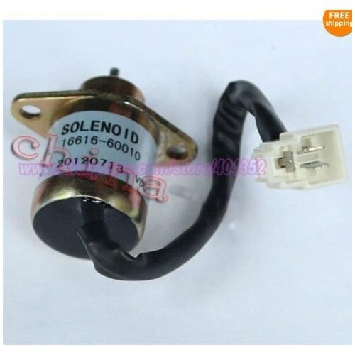 16616-60010 B1700 B1700E B21 B2100 B2100D BX2200 B2400 Fuel stop Solenoid