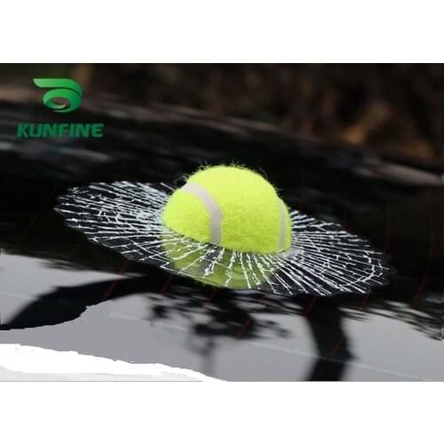 3D Tennis Ball Car Styling Stickers Hit Windows Funny Auto Windshield Decoration Self Adhesive Decal Accessories