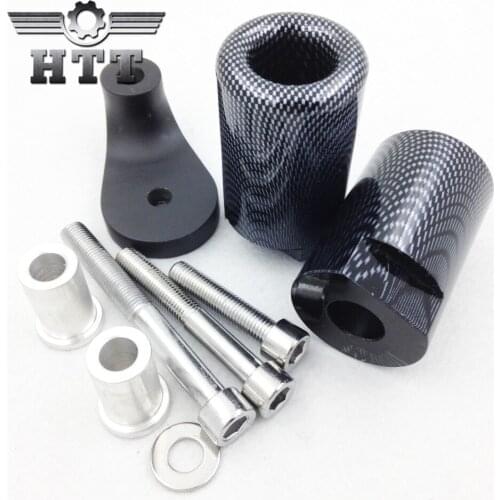 Aftermarket free shipping motorcycle parts No Cut Frame Slider Crash Protector For Suzuki 2001 2002 GSXR 1000 GSX-R Carbon