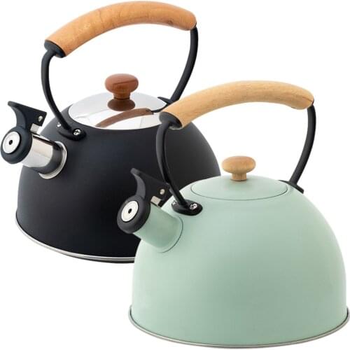 2.5L Whistling Tea Kettle Exquisite Tea Pot For Kitchenware Stainless Steel Whistle Kettle For All Stoves