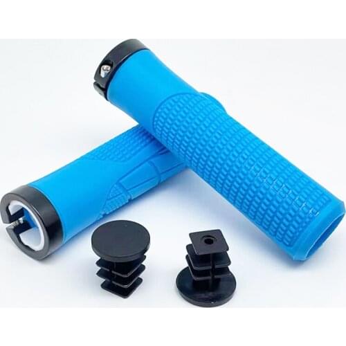 Bicycle Grip Cover Ergonomic Design Bicycle Grip Cover Bicycle Unilateral Lock Ring Grip Cover PP/TPR Bike Grips