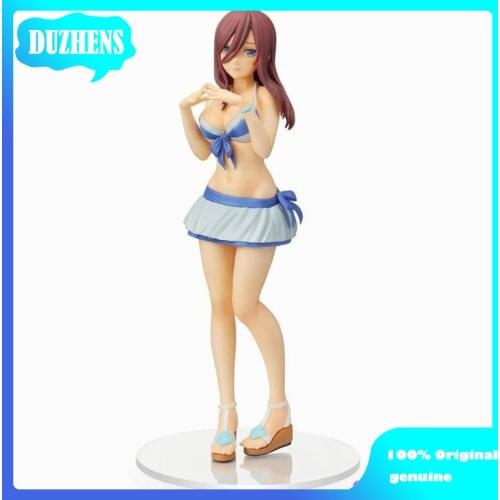 100% Original genuine The Quintessential Quintuplets Nakano Miku swimsuit Action Figure Anime Figure Model Toys Figure Doll Gift