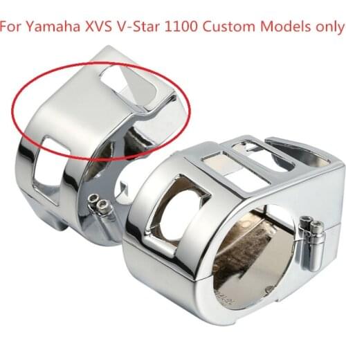 Motocycle Switch Housings Cover For Yamaha XVS V-Star 1100 Custom Model Only (No Headlight Button Model Only)